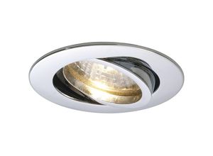 9002730669411 - Molto Luce - Deckeneinbauleuchte Rund h 230 v max 50 Watt ø 88 mm verchromt