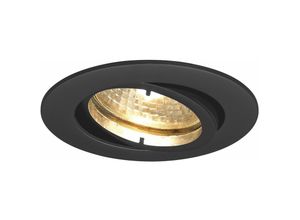 9002730669428 - Molto Luce - Deckeneinbauleuchte Rund h 230 v max 50 Watt ø 88 mm schwarz matt