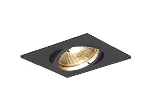 9002730669473 - Molto Luce - Deckeneinbauleuchte Quad h 230 v max 50 Watt 82x82 mm schwarz matt