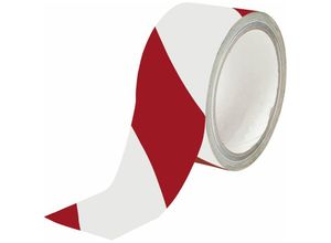 9002730876147 - Foltec - Warnband rot weiß 50mmx33m