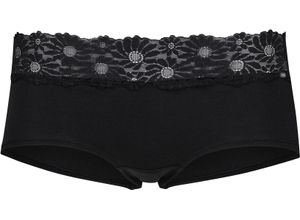 9002755590127 - SKINY® Panty Spitzensaum 2er-Pack für Damen schwarz 40