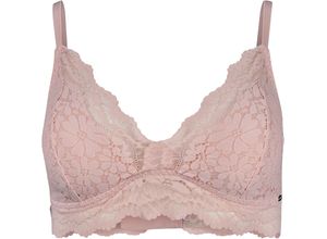 9002755666471 - SKINY® Wonderfulace Triangel-BH bügellos florale Spitze für Damen rosa 70B