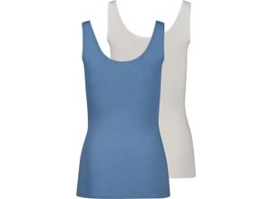 9002755667416 - SKINY® Every Day In Cotton Tank-Top 2er-Pack für Damen blau 42