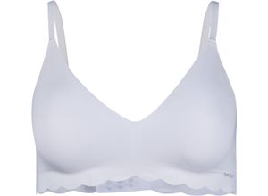 9002755671017 - SKINY® Mikro Essentials Bustier V-Ausschnitt Wellensaum für Damen blau 75CD