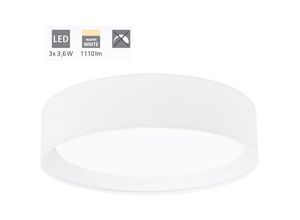 9002759315887 - Eglo - 31588 led Deckenleuchte pasteri Textil weiß 3x36W H75cm Ø32cm 3000K