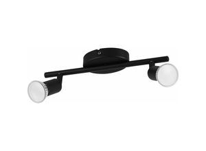 9002759324292 - 32429 Spotleuchte buzz-led GU10 2X28W Stahl schwarz L285cm B65cm schwenkbar - Eglo