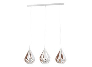 9002759430023 - 43002 Pendelleuchte carlton 1 weiß gold E27 3X40W L805cm B205cm H110cm dimmbar - Eglo 9002759430023 - 43002 Pendelleuchte carlton 1 weiß gold E27 3X40W L805cm B205cm H110cm dimmbar - Eglo