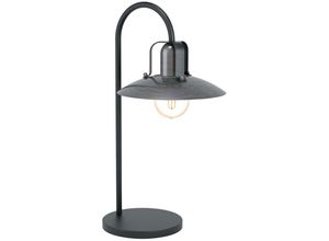 9002759432072 - Eglo - 43207 Tischleuchte kenilworth schwarz nickel-antik creme E27 L285cm B23cm H475cm mit Kabelschalter