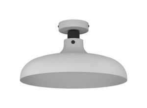 9002759438425 - Deckenleuchte Matlock minimalistische Deckenlampe Deckenbeleuchtung für Küche und Flur Metall in Grau und Schwarz E27 Fassung Ø 38 cm