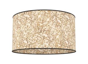 9002759439354 - Eglo - Deckenlampe Butterburn nachhaltige Deckenleuchte Wohnzimmerlampe aus Textil mit getrockneten Birkenblättern Flurlampe mit E27 Fassung ø 38