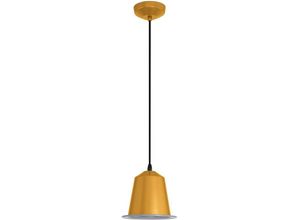 9002759751050 - Eglo - led 5 Watt Pendel Leuchte Gold Metallic Beleuchtung Hänge Lampe Licht 75105