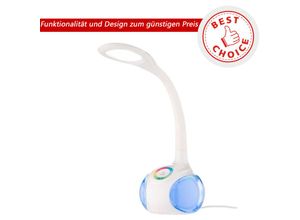 9002759751777 - LED Tischlampe Arcones Tischleuchte mit Touch neutralweiß dimmbar in Stufen Lampenfuß mit RGB Farbwechsel Schreibtischlampe Kinder aus