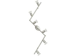 9002759753870 - Di-life - Eglo 75387 Leuchtschiene 6 GU10 3W nickel-matt buzz-led mit Farbwechsler und Fernbedienung