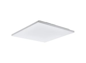 9002759756147 - Led Panel Calemar quadratische Deckenlampe Deckenleuchte aus Kunststoff und Metall in Weiß Aufbauleuchte für Büro und Küche neutralweiß 44x44 cm