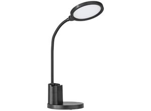 9002759757236 - Eglo - led Akku Tischlampe Rehamna aufladbare Nachttischlampe touch dimmbar Schreibtischlampe Büro mit usb Ladefunktion Kunststoff in Schwarz