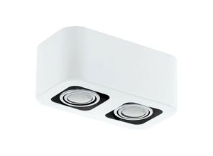 9002759930127 - 93012 Spotleuchte led toreno weiß chrom GU10 max 2X5W Länge 24cm - Eglo