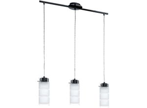 9002759939045 - Eglo - Pendelleuchte Esstischlampe Hängelampe 3 flammig led Küchenleuchte Glas satinierte l 72 cm 93904