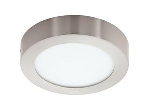9002759945237 - Eglo - 94523 fueva 1 led Deckenleuchte Aufbau nickel-matt max1095W Ø17cm