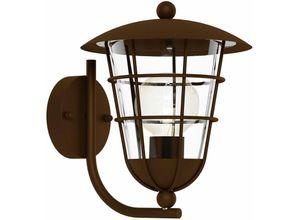 9002759948542 - Außen Wand Lampe vintage Laterne schwarz Garten Fassaden Beleuchtung Terrassen Leuchte Eglo 94854