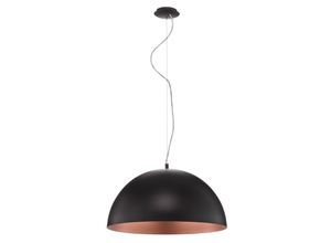 9002759949389 - 94938 Pendelleuchte Gaetano 1 in schwarz kupfer 1X40W H150 ø 53cm höhenverstellbar - Eglo