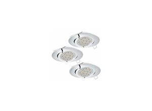 9002759953621 - Eglo - 95362 led 3er Set Einbauleuchte schwenkbar tedo ø 8cm in chrom