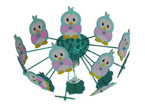 9002759956363 - Eglo - Design Kinder Spiel Zimmer Decken Beleuchtung Strahler Lampe Eulen Tier Motive Leuchte 95636