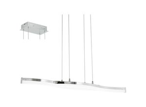 9002759961015 - 96101 Hängeleuchte Lasana 2 in chrom und weiß 2X105W L96 H150cm - Eglo