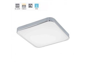 9002759962296 - Eglo - 96229 Wandleuchte Manilva 1 in chrom und weiß led 2x54W L29cm H7cm IP44
