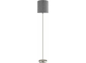 9002759963774 - 96377 Stehleuchte Stofflampe pasteri ø 28cm in grau mit Fußtrittschalter - Eglo