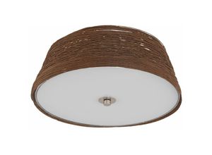 9002759964672 - Eglo - 96467 Deckenleuchte donado ø 39cm dimmbar in braun weiß