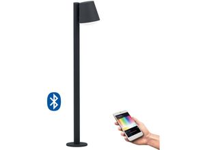 9002759974831 - Smart LED Stehleuchte Standlampe Wegeleuchte Außenlampe Haustürleuchte Gartenlampe App Steuerung Spritzwasserfest 9W 806lm 3000K H 965 cm Eglo