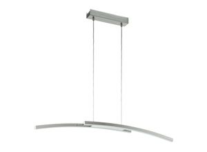 9002759979119 - 97911 led Pendelleuchte fraioli-c nickel-matt weiß 105 x10cm dimmbar Connect Funktion - Eglo