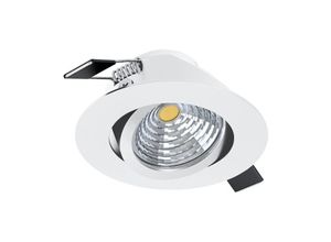 9002759983017 - Eglo 98301 Hochvolt LED Einbauleuchte SALICETO weiß rund Ø88cm H42cm 2700K schwenkbar