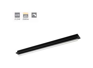 9002759984946 - Eglo 98494 LED Deckenleuchte SPADAFORA schwarz klar weiß L116cm B8cm H10cm