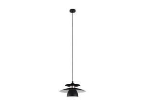 9002759987350 - 98735 Hängeleuchte brenda E27 1X40W Stahl schwarz nickel-matt H150cm Ø32cm dimmbar - Eglo