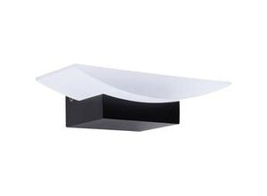 9002759988883 - Eglo 98888 Wandleuchte METRASS Alu schwarz Kunststoff satiniert L20cm B6cm H105cm 1X56W 3000K