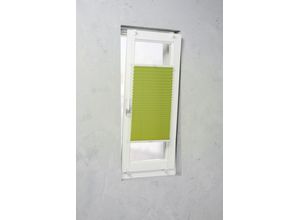 9002777114103 - Plissee SB Plissee mit Klemmträger GARESA Lichtschutz ohne Bohren verspannt Klemmfix Plissee in Fixmaßen mit Klemmträger ohne bohren zu befestigen grün