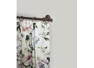 9002777130974 - Gardinenstange GARESA ESPERANCA Gardinenstangen Gr L 180 cm Ø 16 mm 1 St 1 läufig braun (rost) Kinder Gardinenstangen für rustikale Vorhanggarnitur verlängerbar Eisen Endkappe mit Ringe