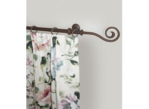 9002777193863 - Gardinenstange GARESA ESPERANCA Gardinenstangen Gr L 460 cm Ø 16 mm 1 St 1 läufig braun (rost) Kinder Gardinenstangen für rustikale Vorhanggarnitur verlängerbar Eisen Endk Spirale