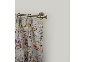 9002777201438 - Gardinenstange GARESA ESPERANCA Gardinenstangen Gr L 430 cm Ø 16 mm 1 St 1 läufig goldfarben (antikmessingfarben) Kinder Gardinenstangen für rustikale Vorhanggarnitur verlängerbar Eisen Endkappe mit Ringe