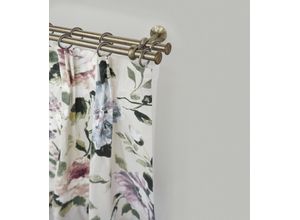 9002777202602 - Gardinenstange GARESA ESPERANCA Gardinenstangen Gr L 400 cm Ø 16 mm 1 St 2 läufig goldfarben (antikmessingfarben) Kinder Gardinenstangen für rustikale Vorhanggarnitur verlängerbar Eisen Endkappe mit Ringe