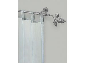 9002777211383 - Gardinenstange GARESA SHEET Gardinenstangen Gr L 380 cm Ø 16 mm 1 läufig silberfarben (mattchromfarben) Kinder Gardinenstangen für Vorhanggarnitur verlängerbar Knopf mit Blätter ohne Ringe 9002777211383 - Gardinenstange GARESA SHEET Gardinenstangen Gr L 380 cm Ø 16 mm 1 läufig silberfarben (mattchromfarben) Kinder Gardinenstangen für Vorhanggarnitur verlängerbar Knopf mit Blätter ohne Ringe