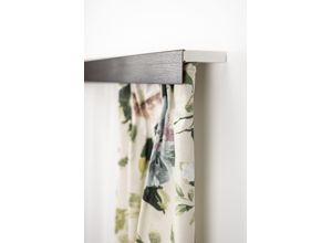 9002777220507 - Gardinenschiene GARESA Kunststoffschiene mit Blende Gardinenstangen Gr L 420 cm 2 läufig grau (wengefarben) Gardinenschienen Deckenmontage verlängerbar einfache Montage schlicht