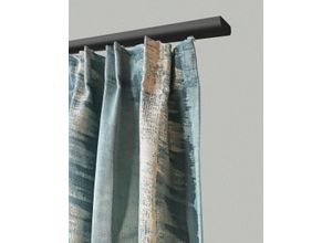 9002777249553 - Gardinenschiene GARESA 400 Gardinenstangen Gr L 350 cm 1 läufig schwarz Gardinenschienen Innenlaufprofil schlicht Deckenmontage Aluminium verlängerbar