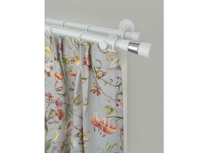 9002777365079 - Gardinenstange GARESA WHITE Gardinenstangen Gr L 410 cm Ø 20 mm 1 St 2 läufig weiß Gardinenstangen nach Maß Vorhanggarnitur verlängerbar Wandmontage Endknopf 2-farbig 9002777365079 - Gardinenstange GARESA WHITE Gardinenstangen Gr L 410 cm Ø 20 mm 1 St 2 läufig weiß Gardinenstangen nach Maß Vorhanggarnitur verlängerbar Wandmontage Endknopf 2-farbig