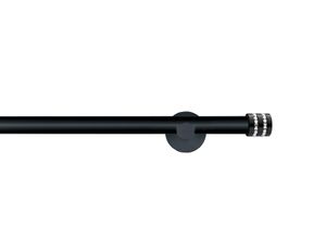 9002777366854 - Gardinenstange GARESA BLACK Gardinenstangen Gr L 240 cm Ø 20 mm 1 St 1 läufig schwarz Gardinenstangen nach Maß Vorhanggarnitur verlängerbar Endkappe mit Glitzersteine 9002777366854 - Gardinenstange GARESA BLACK Gardinenstangen Gr L 240 cm Ø 20 mm 1 St 1 läufig schwarz Gardinenstangen nach Maß Vorhanggarnitur verlängerbar Endkappe mit Glitzersteine