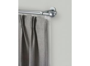 9002777376150 - Gardinenstange GARESA SEFRA Gardinenstangen Gr L 180 cm Ø 16 mm 1 St 2 läufig silberfarben Gardinenstangen nach Maß VorhanggarniturInnenlaufgarnitur verlängerbar Endknopf Kugel