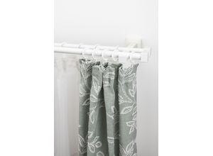 9002777392730 - Gardinenstange GARESA CUBUS Gardinenstangen Gr L 410 cm Ø 20 mm 2 läufig weiß Kinder Gardinenstangen für Vorhanggarnitur verlängerbar Endkappe mit Ringe