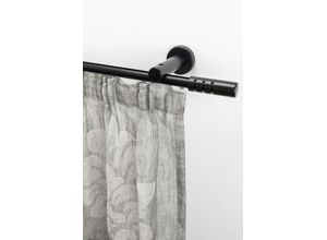 9002777414166 - Gardinenstange GARESA PEMPIA Gardinenstangen Gr L 390 cm Ø 20 mm 1 läufig braun (mattchromfarben nussbaum) Kinder Gardinenstangen für VorhanggarniturInnenlaufgarnitur verlängerbar Knopf mAusschnitte