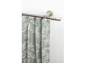 9002777414487 - Gardinenstange GARESA PEMPIA Gardinenstangen Gr L 200 cm Ø 20 mm 1 läufig grau (chromfarben) Kinder Gardinenstangen für VorhanggarniturInnenlaufgarnitur verlängerbar Knopf mAusschnitte